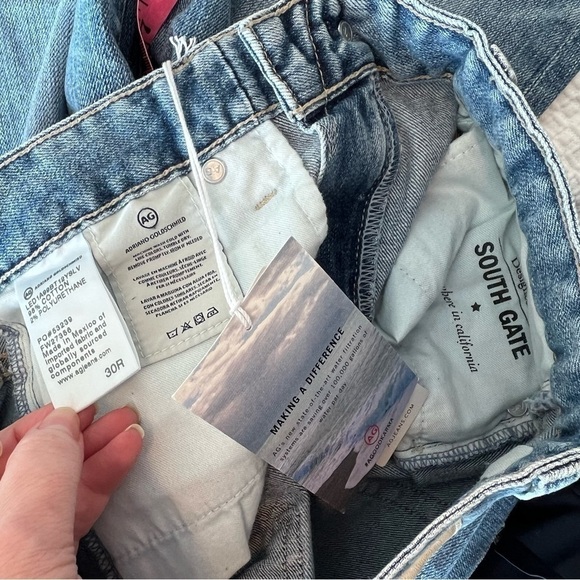 Ag Adriano Goldschmied Saige AG-ED HIGH-RISE STRAIGHT LEG DENIM - Picture 6 of 12